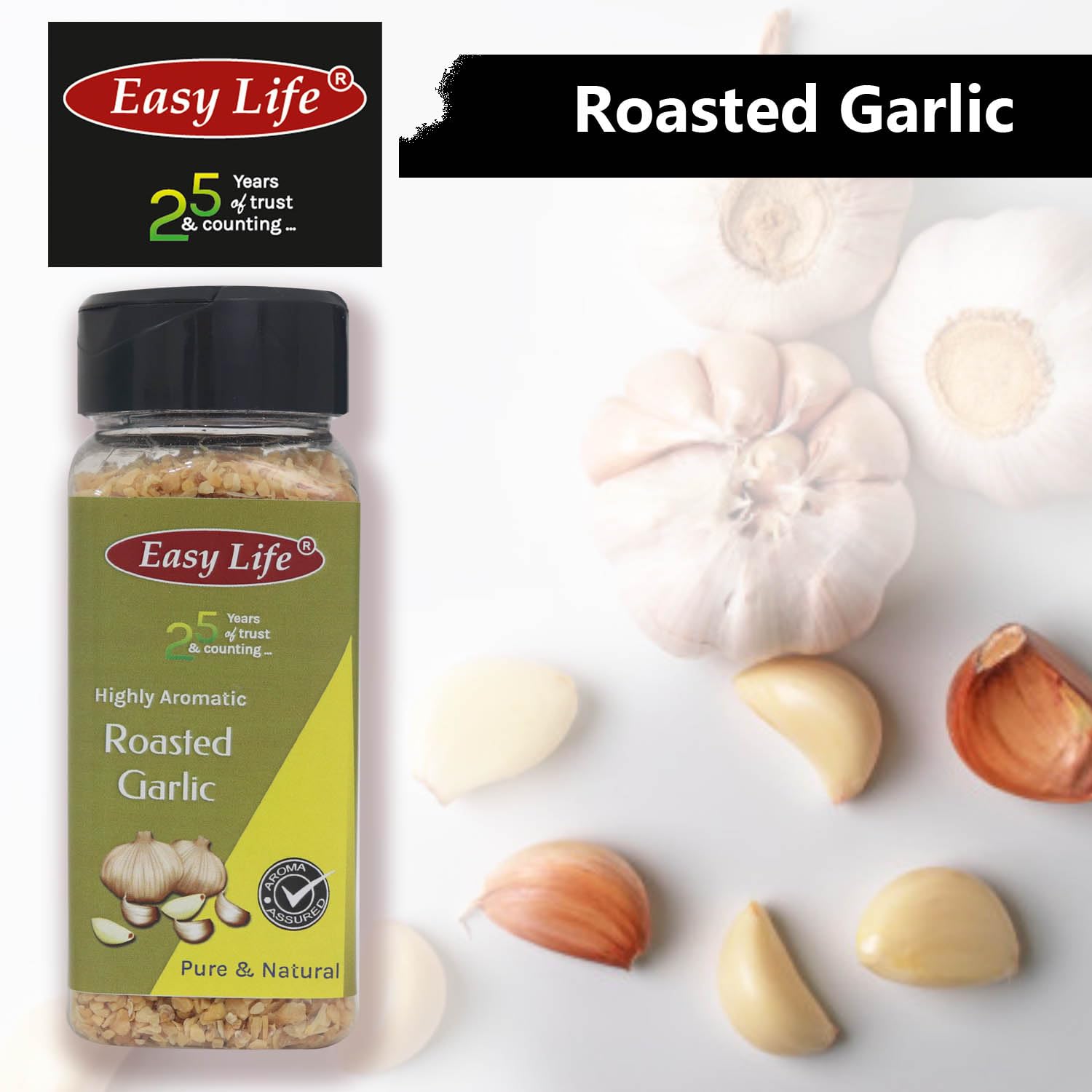Easy Life Roasted Garlic 80g and Roasted Chilli Flakes 50g - Image 2 thumbnail