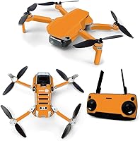 Vista 15 de MightySkins Skin para DJI Mavic Mini Drone Quadcopter portátil - Azul sólido Cubierta protectora de vinilo duradera y única Fácil de aplicar