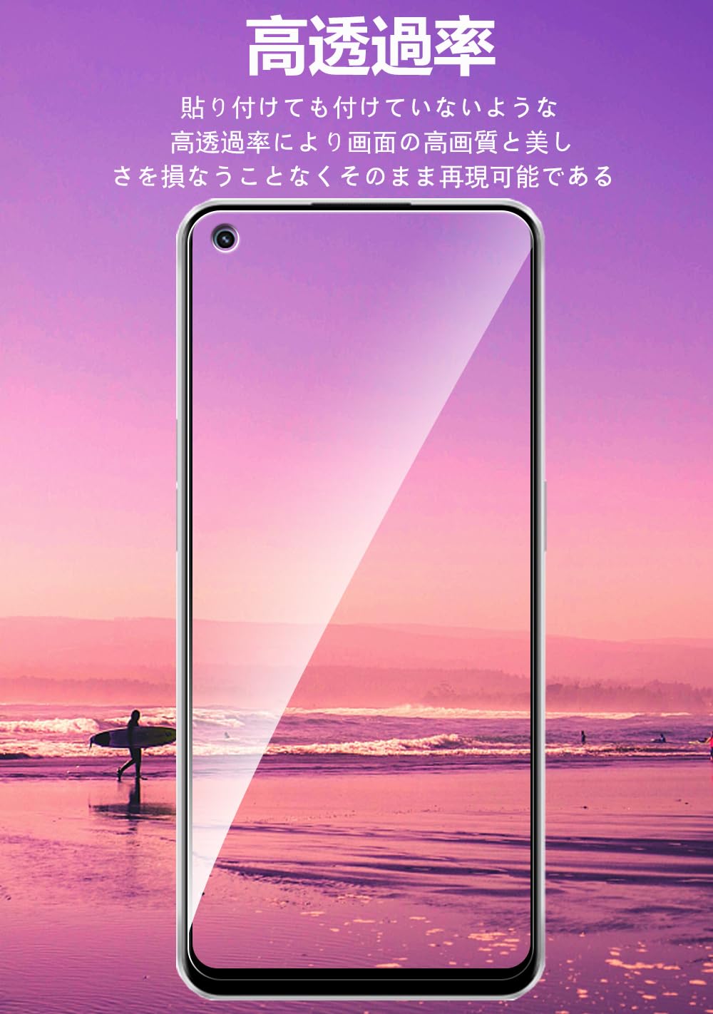 Amazon.co.jp: 【ガイド枠付き】OPPO Reno9 A ガラスフィルム+ Reno 9A