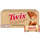 TWIX Snickerdoodle CookieChocolate Candy Bars, Nostalgic Cookie Cinnamon Caramel, Shortbread Cookie Milk Chocolate Bars, 1.4 Oz (Pack of 20); Individually Wrapped Snacks