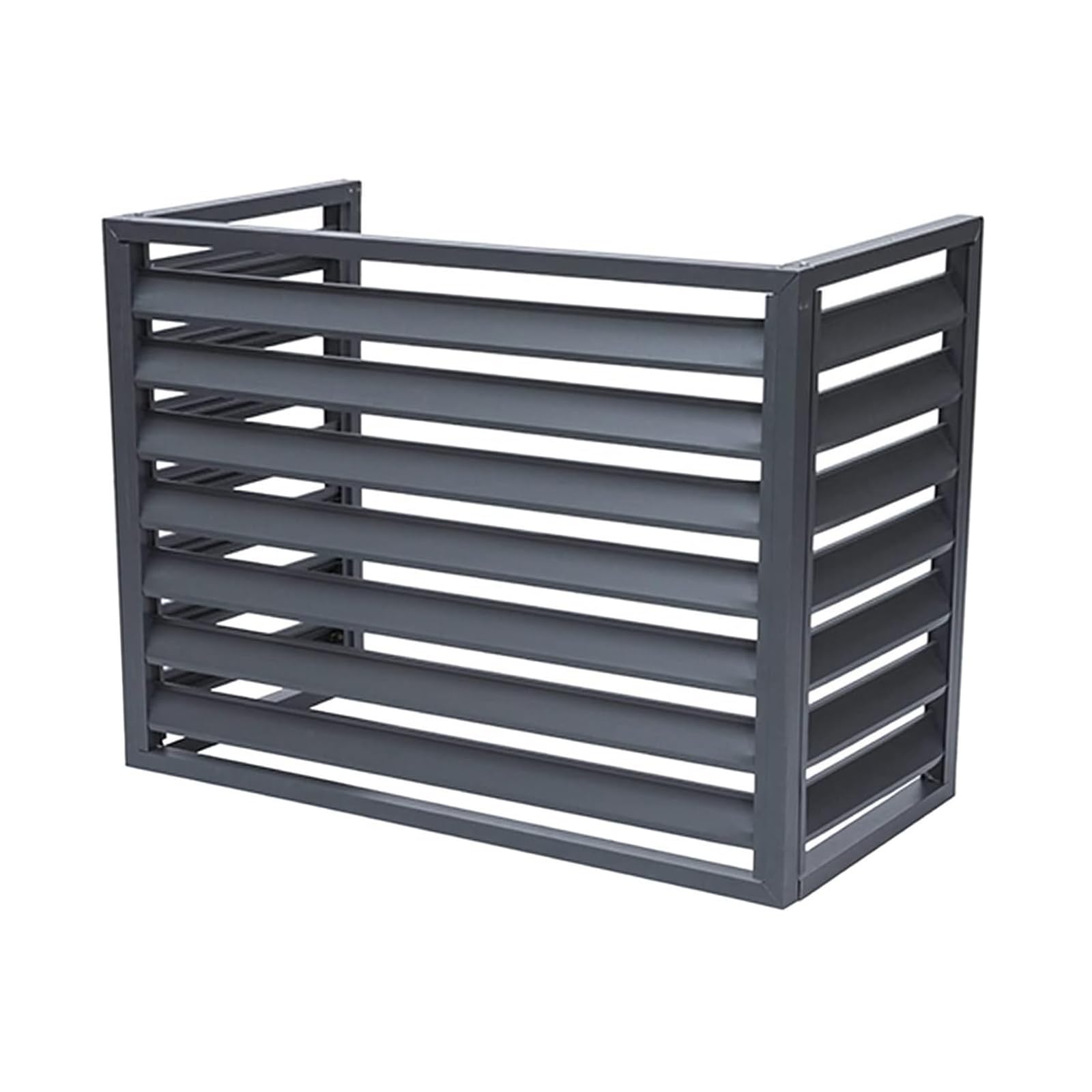 Cache pompe à chaleur extérieur en aluminium résistant aux intempéries