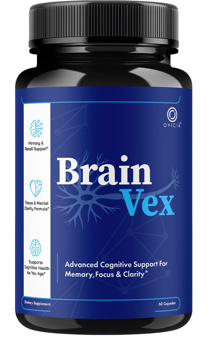Brain Vex Capsules - BrainVex Pills with All Natural Ingredients, Advanced BrainVex Capsules Overall Health and Wellness