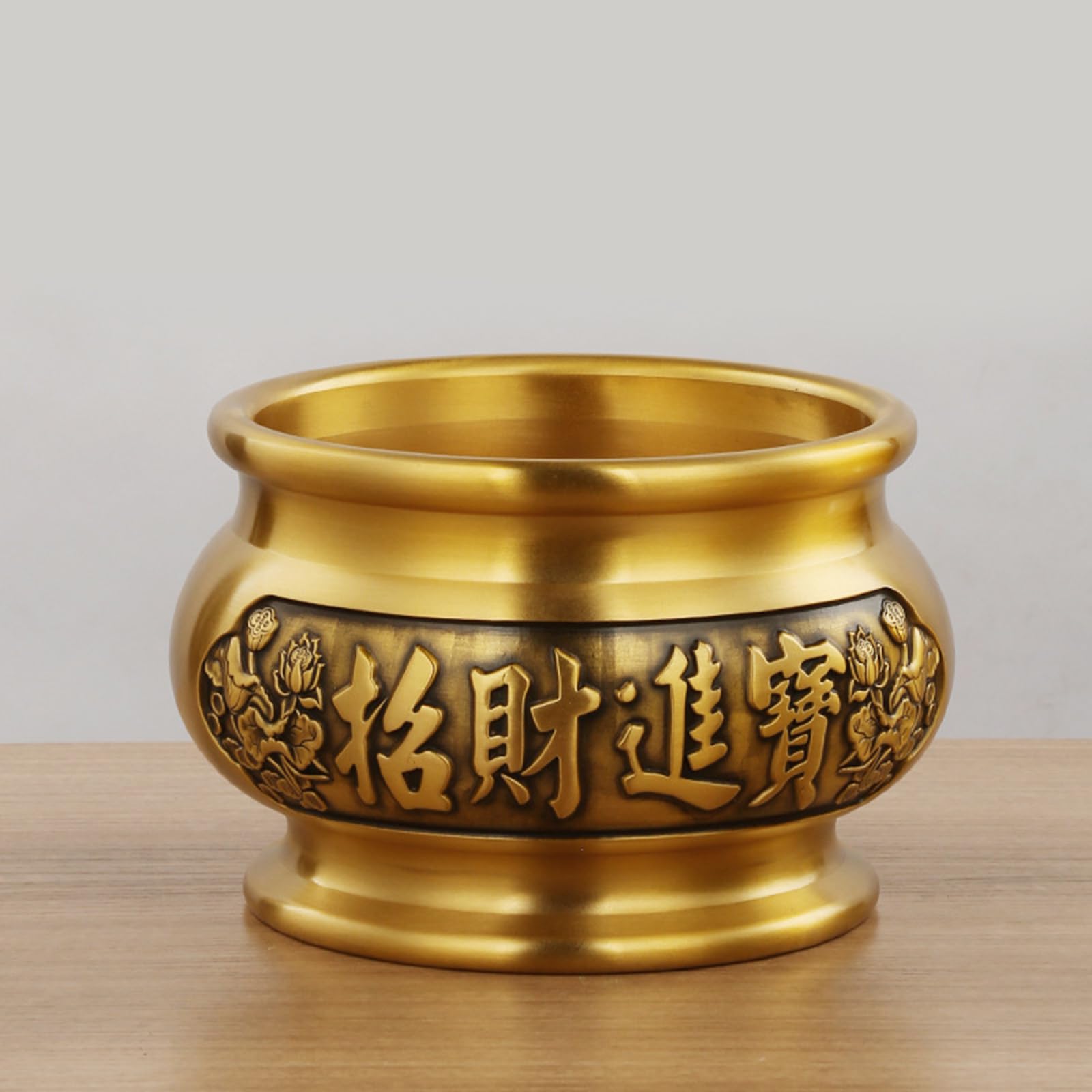 Bruciatori di incenso classici in ottone per benedizioni domestiche ornamento decorativo appassionati culturali titolari di incensi cinesi decorazione domestica adorazione
