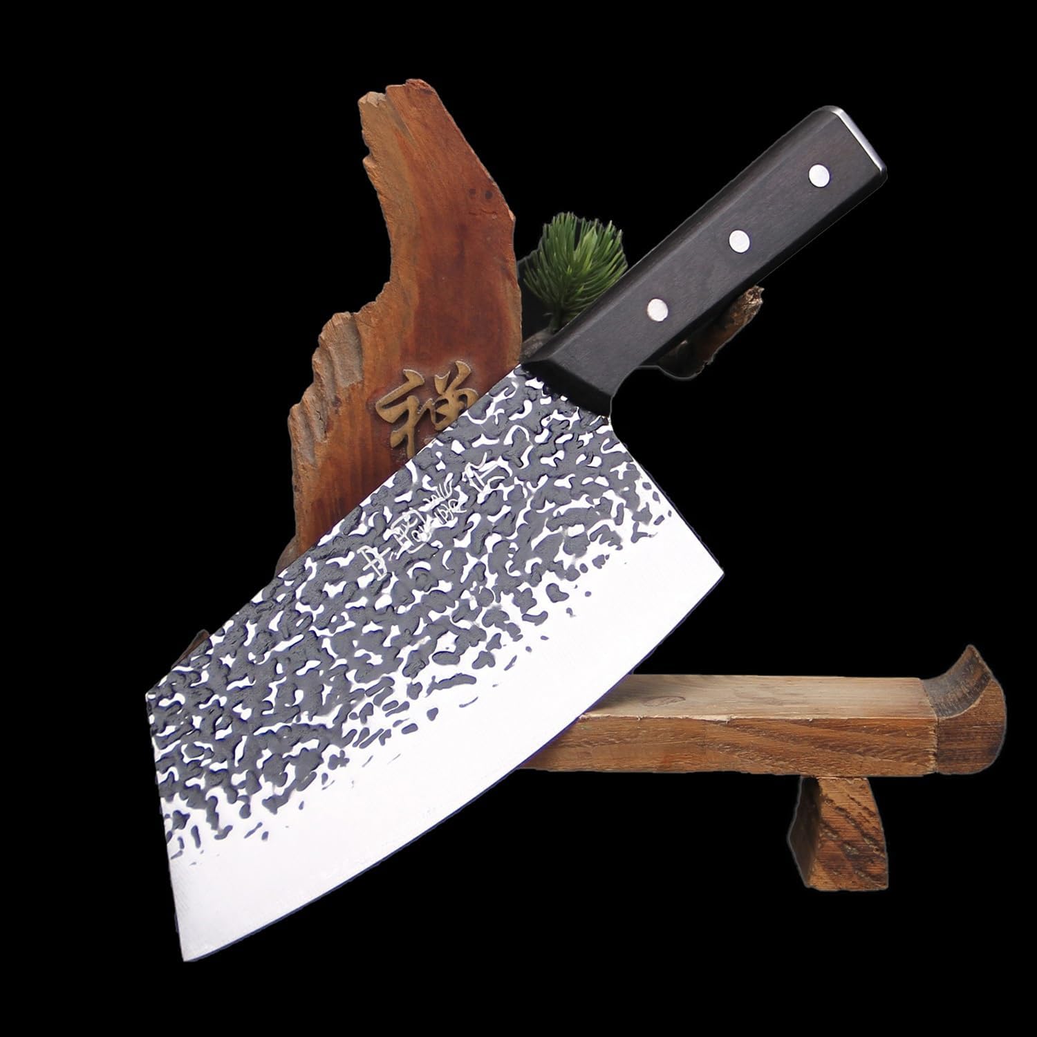 Meat Cleaver,Cleaver Knife 8 Inch Longquan Kitchen Knife Sharp Cleaver Slicing Handmade Forged Knife For Cutting Vegetables Meat Cooking Tools