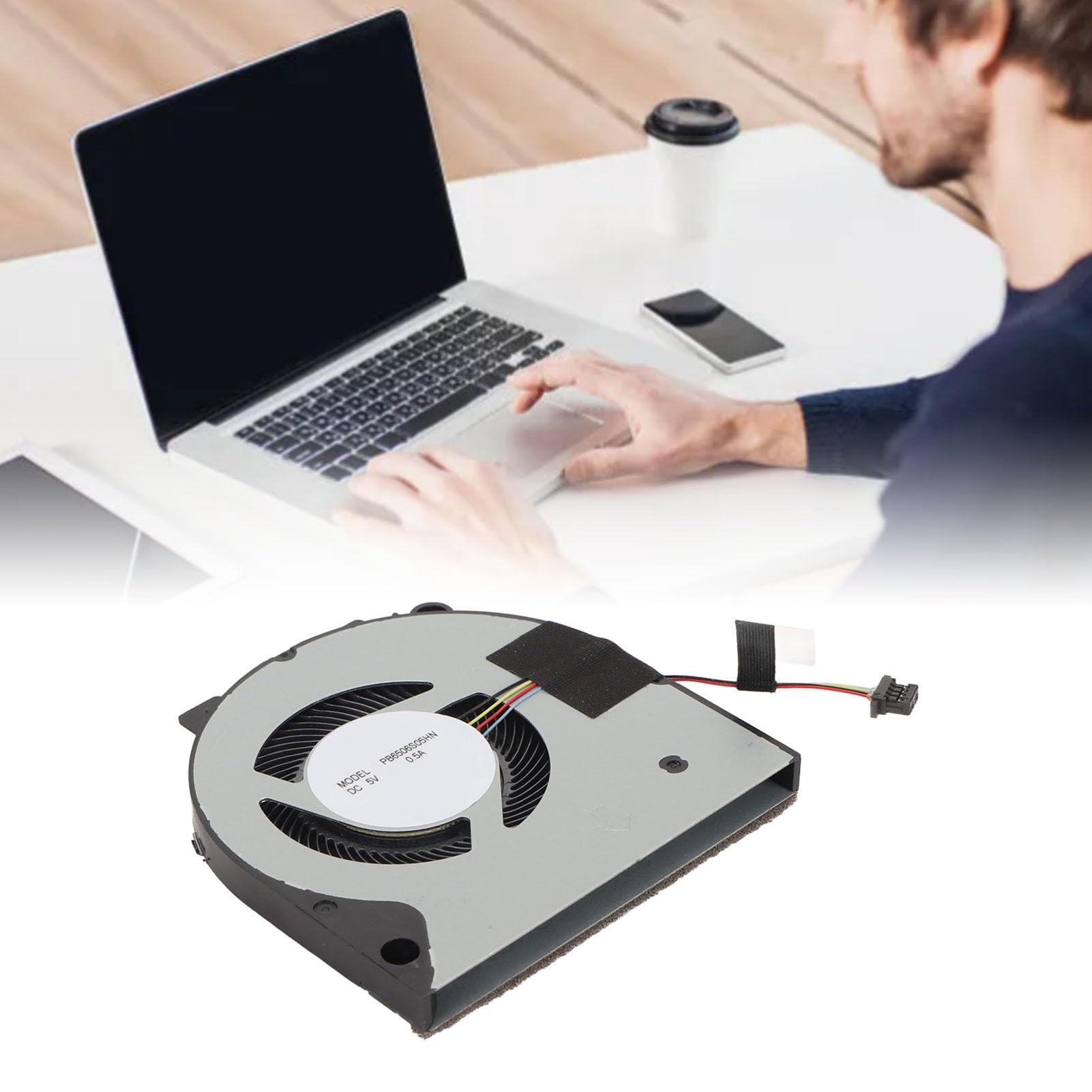 Refroidisseur Cpu Ventilateur De Reoidissement Pour Processeur D'ordinateur Portable, Pour Dell