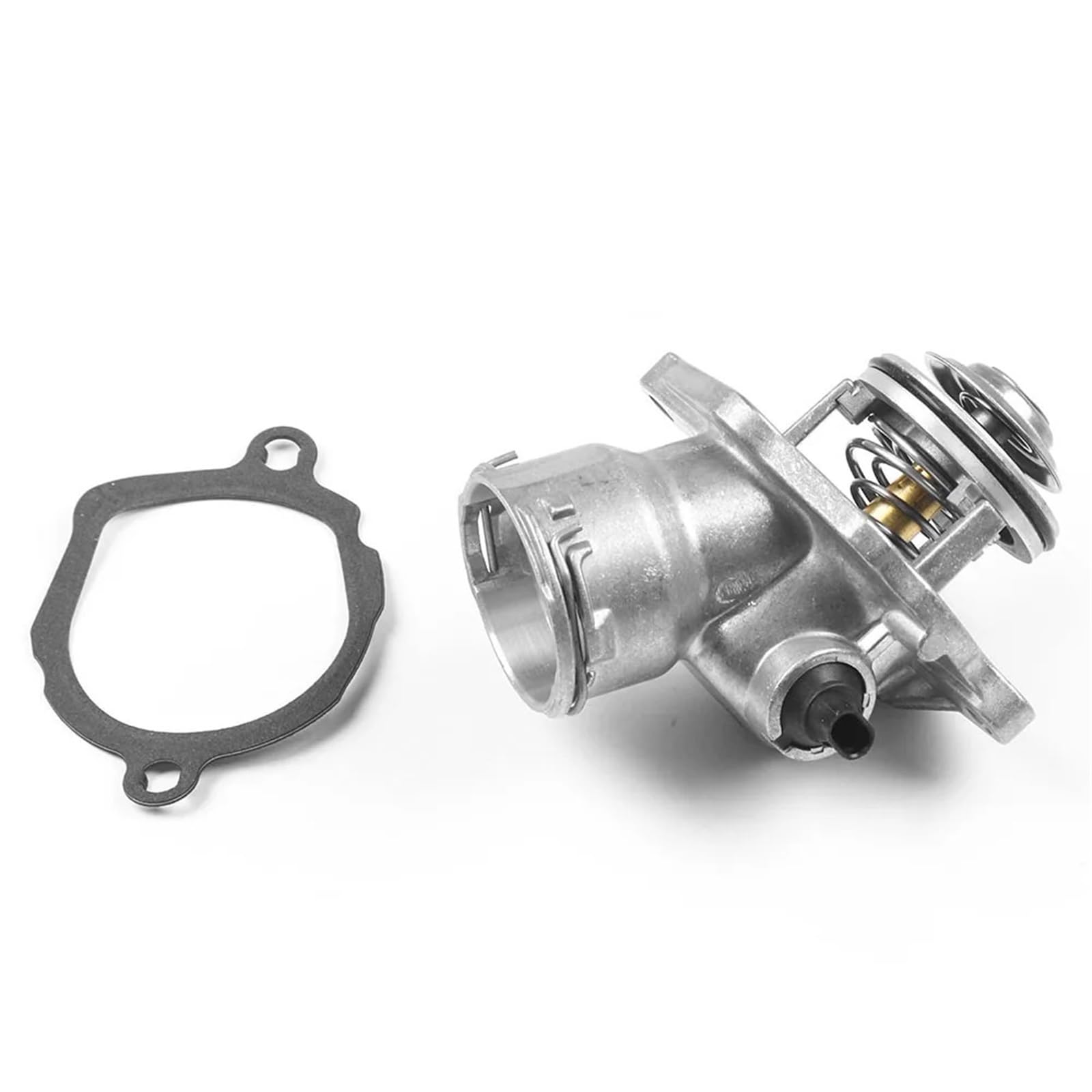 Termostat i obudowa uszczelki Zespół termostatu płynu chłodzącego silnika z czujnikiem 2722000115 do obudowy termostatu Mercedes C300 C350 E350 Ml350
