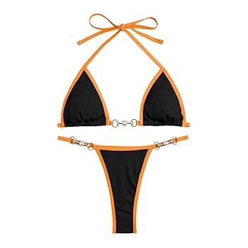 Amazon.com: Women's Halter String Bikini Set Two Piece Sexy