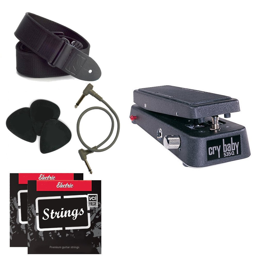 Amazon.com: Dunlop 535Q Multi-Wah Crybaby Pedal + Bundle pack
