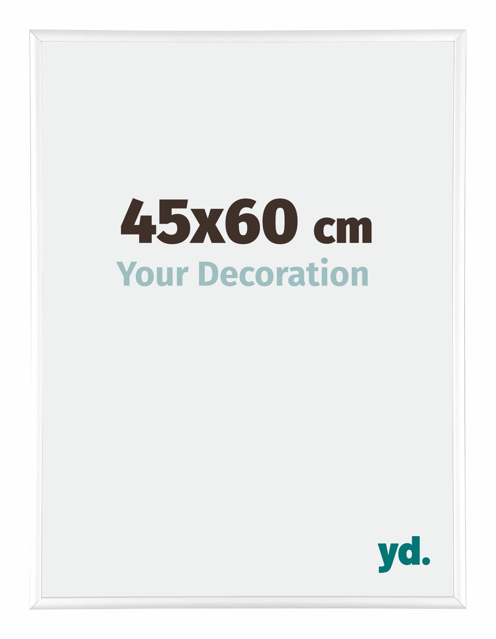 Your Decoration - Puzzle frame 45x60 - White High Gloss - Puzzle frame 500-1000 Pieces - Aluminium Photoframe - Kent