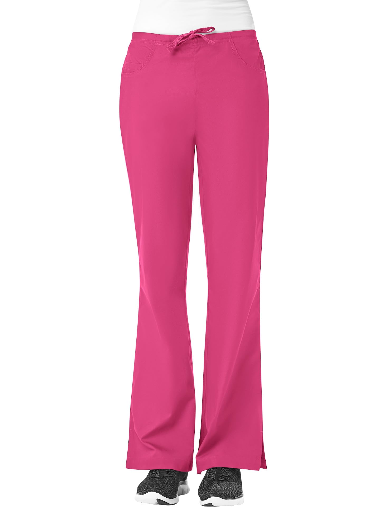 Maevn Women's Core Classic Flare Pants(Hot Pink, XX-Large Petite)