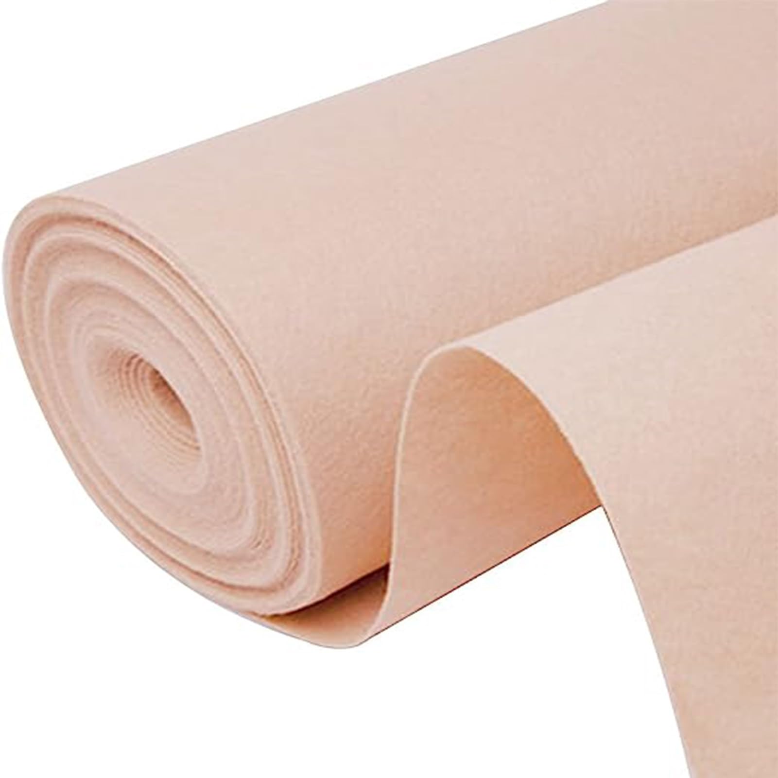 Champagnerfarbener Teppichläufer 2mm dick Hochzeitsgang Läufermatte rutschfester Braut Gehweg Laufsteg Teppich für Hochzeit, Kirchenparty, Außen- oder Innendekoration, schneidbar ( Size : 1.2x30m )