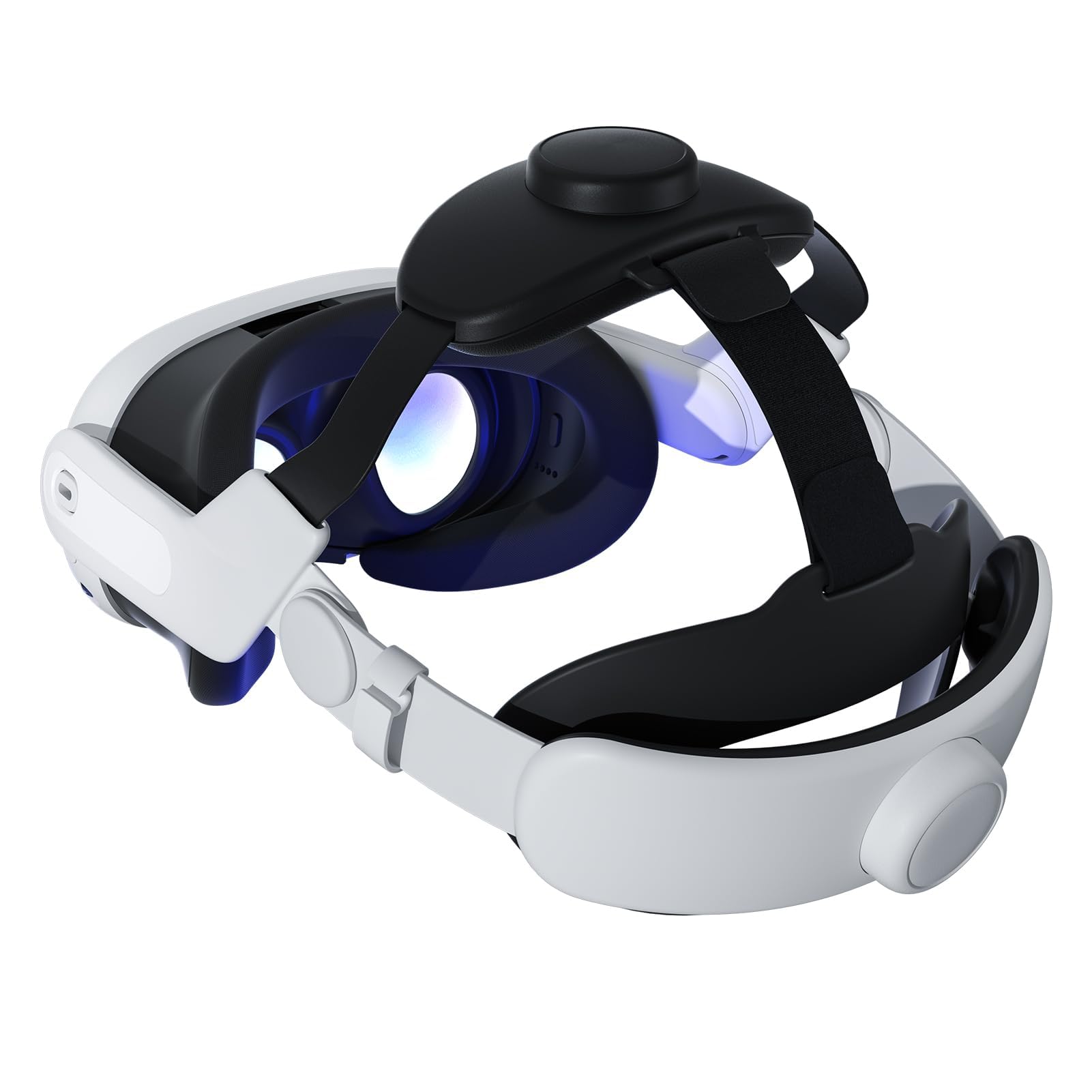 ZYBER - Correa universal para la cabeza para Meta Quest 3S/3, cómoda y ajustable, adecuada para todas las formas de cabeza, ideal para juegos, películas y fitness