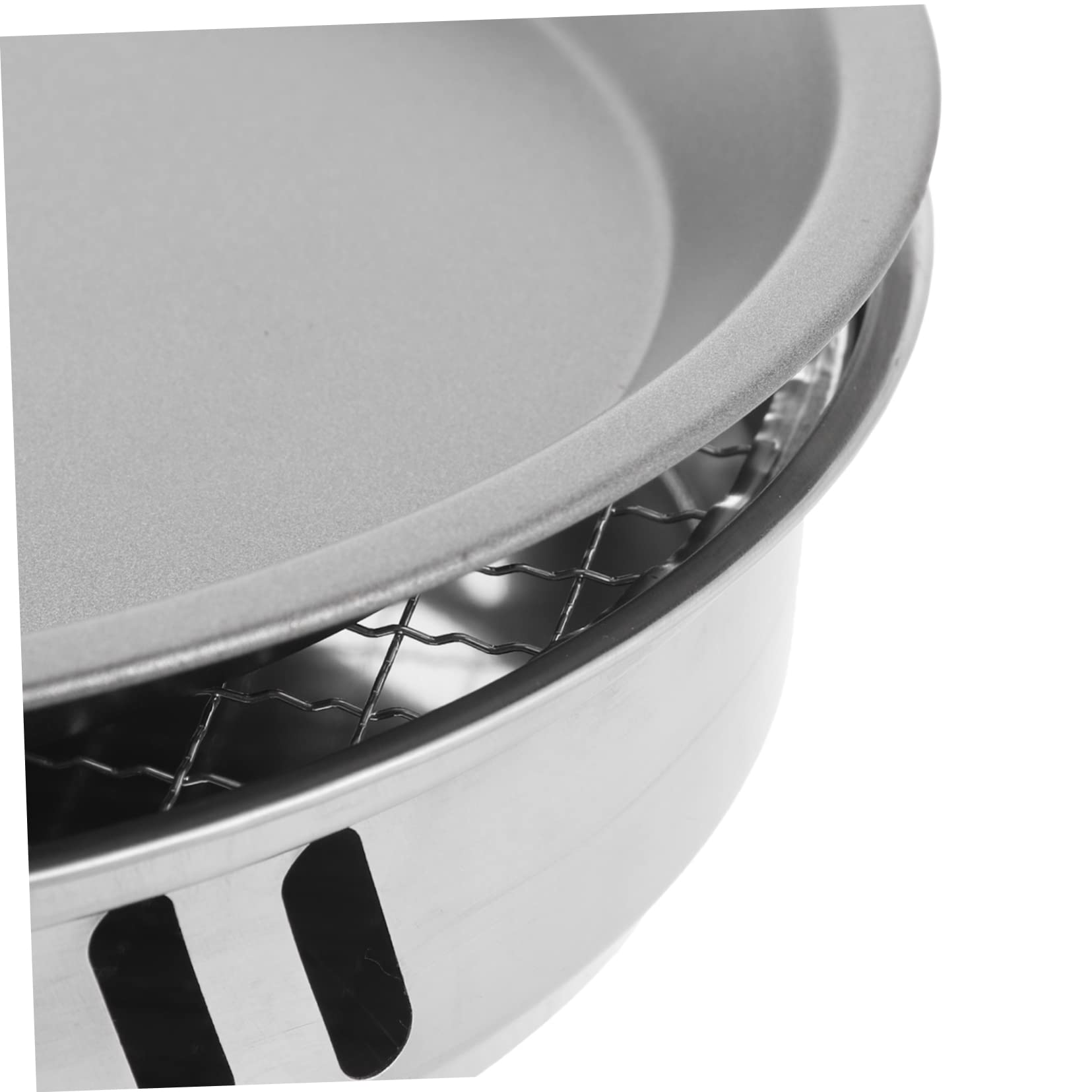 Toddmomy Barbecue da Esterno Portatile Monouso 28cm in Acciaio Inox, Leggero e Rapido da Scaldare, Set per Parchi e Picnic Colore Casuale