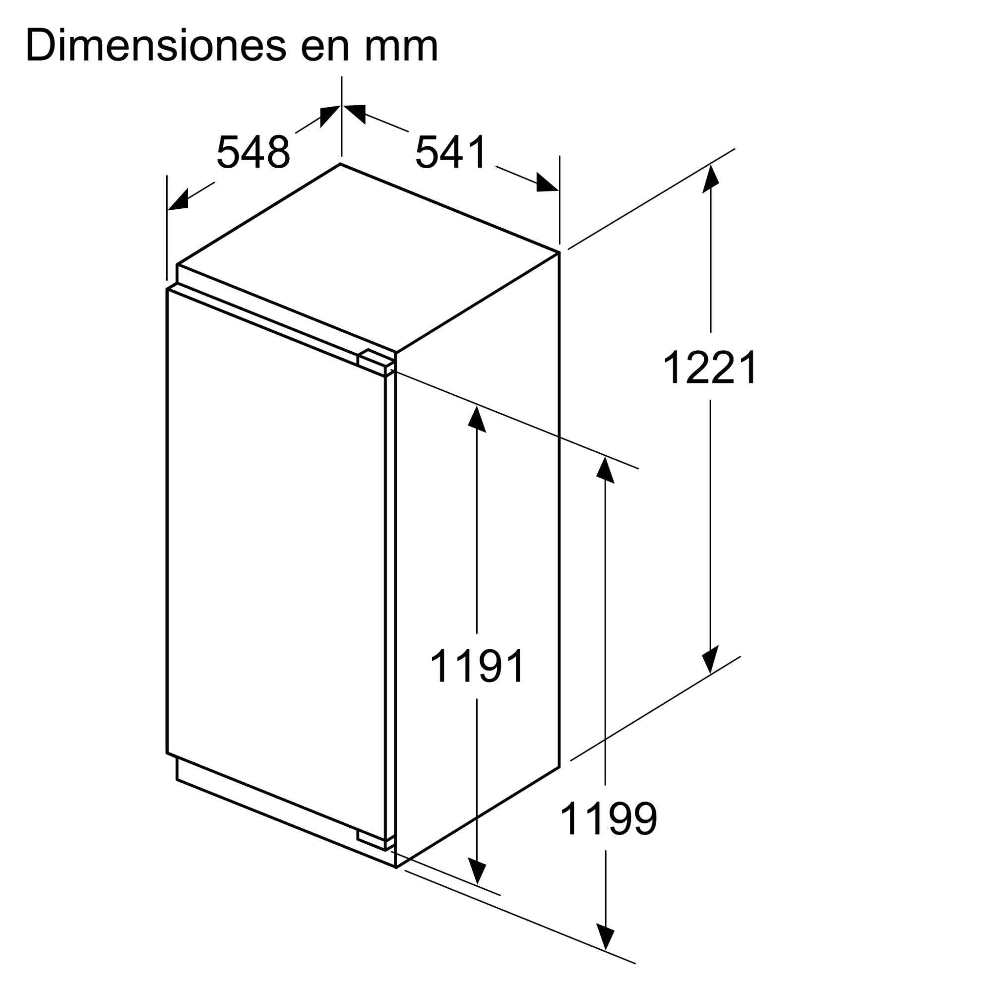 Bosch, Frigorífico integrable, Serie 4, Refrigeración Súper, KIR41VFE0 | Enfría rápidamente los nuevos alimentos para mantener la cadena de frío.
