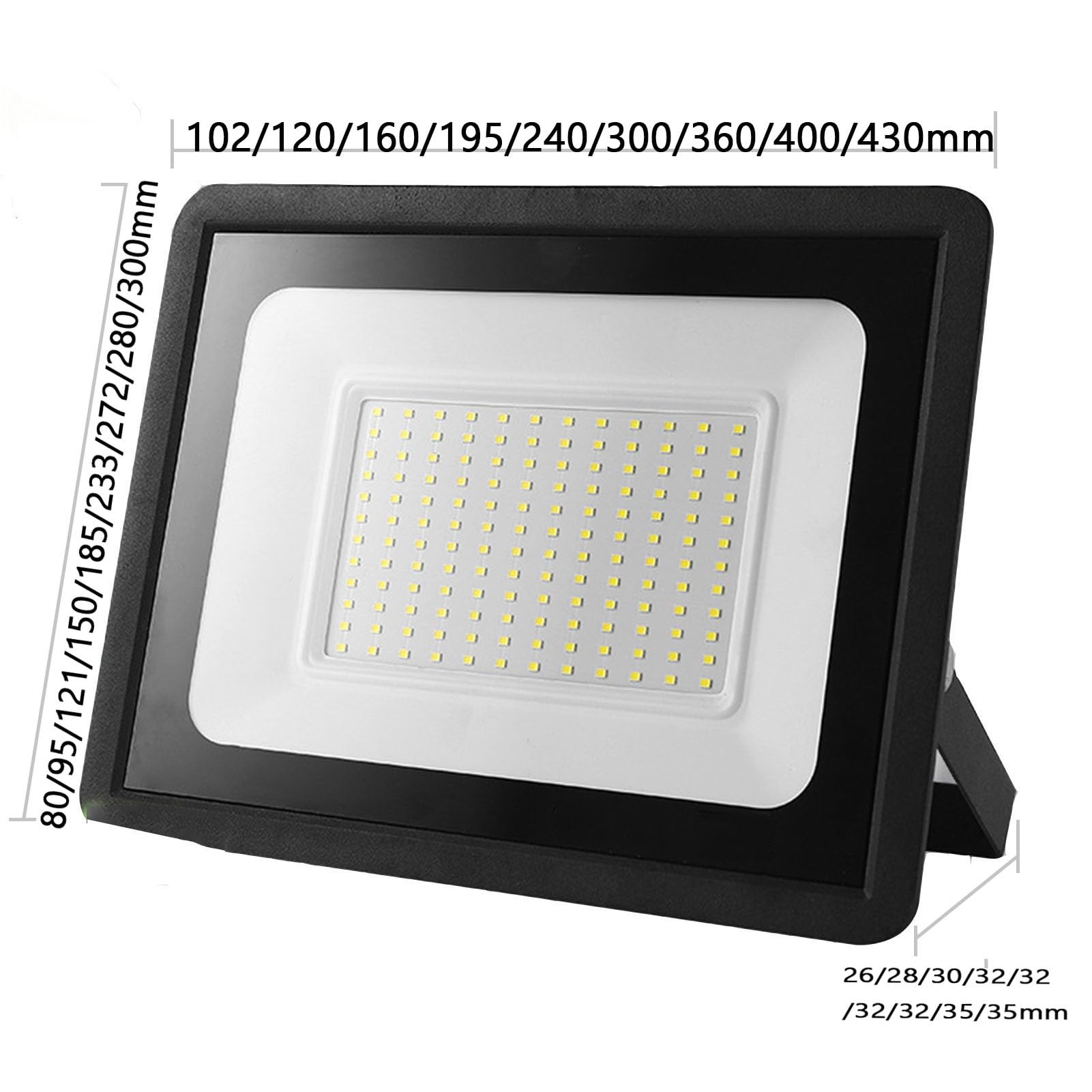 Proiettore for illuminazione esterna IP66 Impermeabile Luce di... ，Proiettori(Neutral Light,300W)