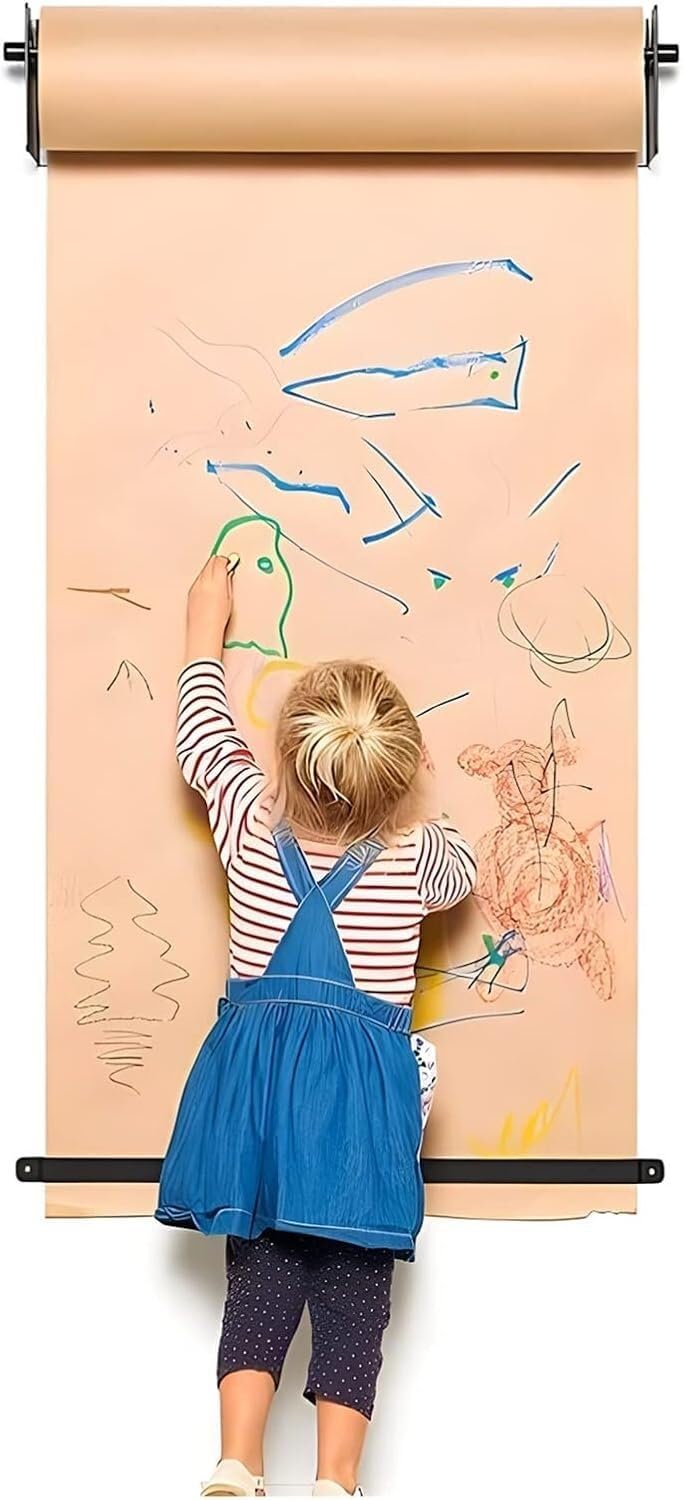 Cutter et distributeur rouleau papier kraft mural pour stopper le désordre