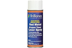 Brilliance Copper Tone Red High Contrast Metal Engraving Aerosol