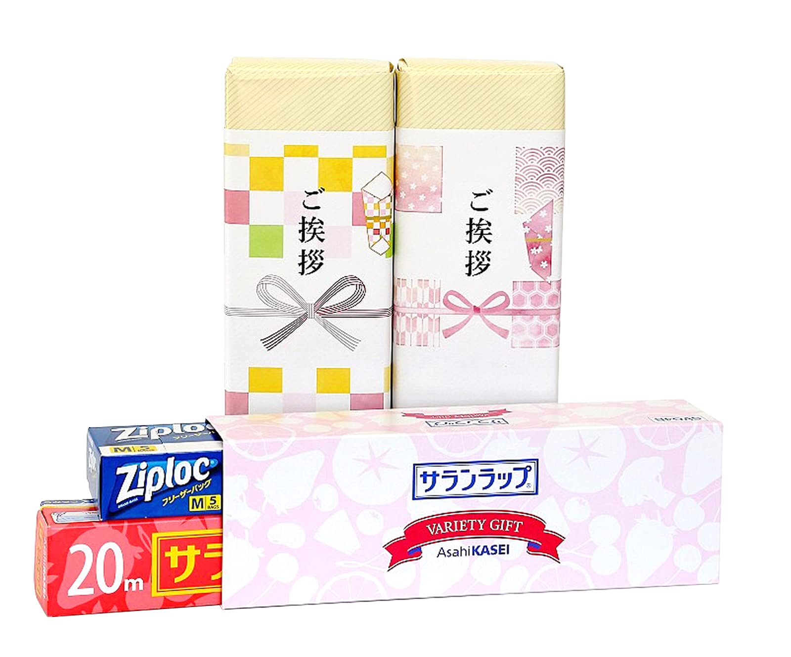 Amazon.co.jp: 【引っ越し挨拶サランラップ＆ジップロック 3個