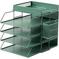 Amazon.co.jp: FIRSTCHOICE 書類トレー 5段 書類ケース 書類整理 A4