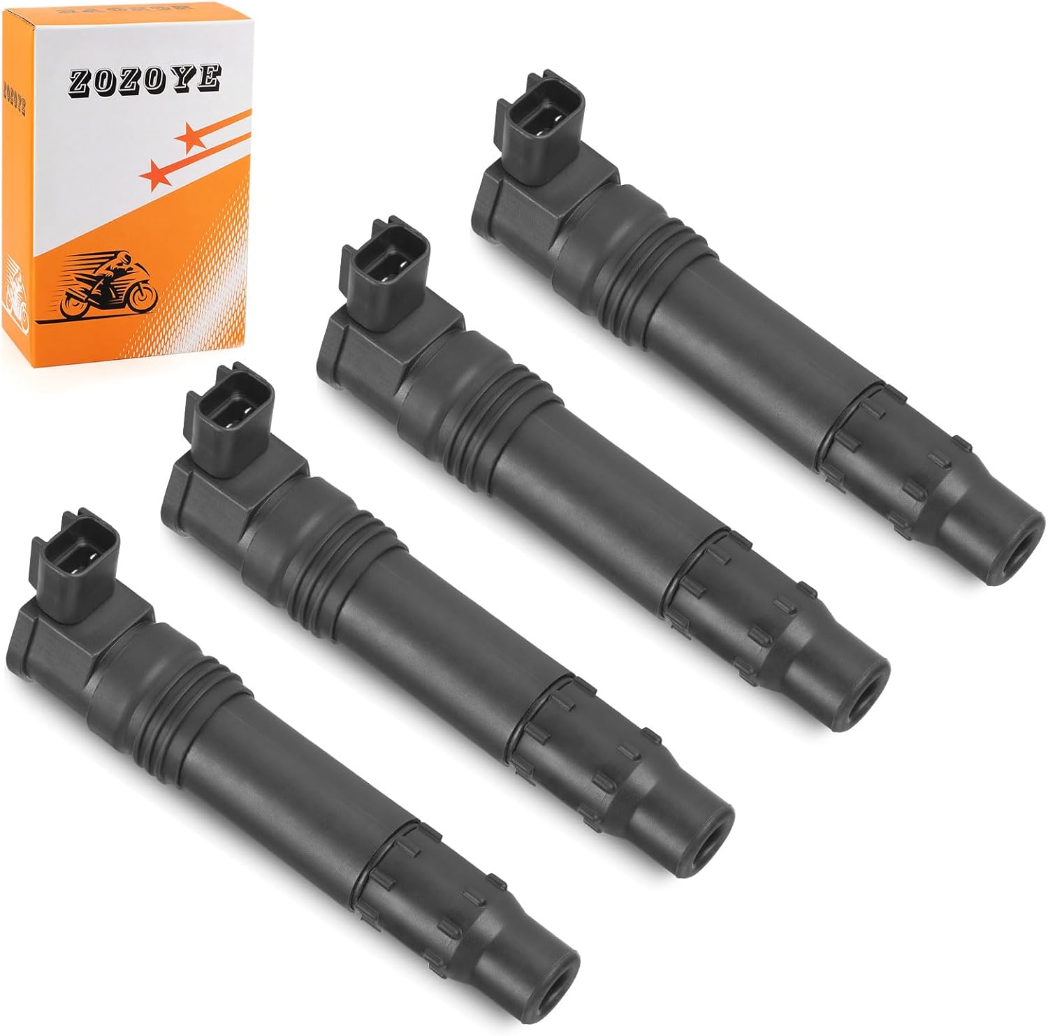 4Pcs Ignition Coil for Kawasaki Ninja 1000 ZX-9R ZX-12R Z1000 Z750S 1998-2013