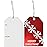 Gift Boutique 120 Elegant Christmas Gift Tags with Ribbon Tie Strings Attached 10 Designs Personalized Name Tag Labels Write On to & from for Gift Bags Wrapping Presents & Packages