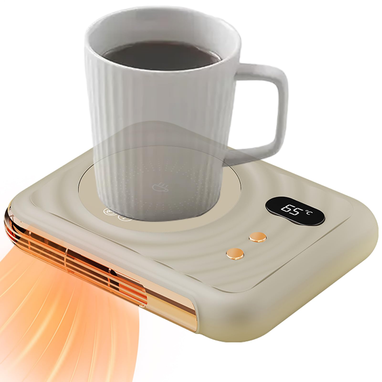 Calentador de tazas de café eléctrico con 3 temperaturas para oficina