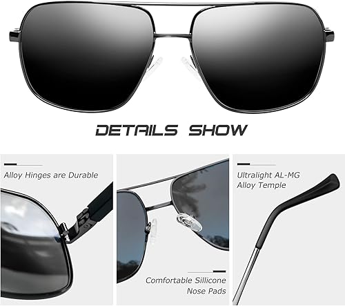 Miniatura 5 de KANASTAL Polarised Sunglasses for Men Women 100% UV Protection Classic Sports Sun Glasses