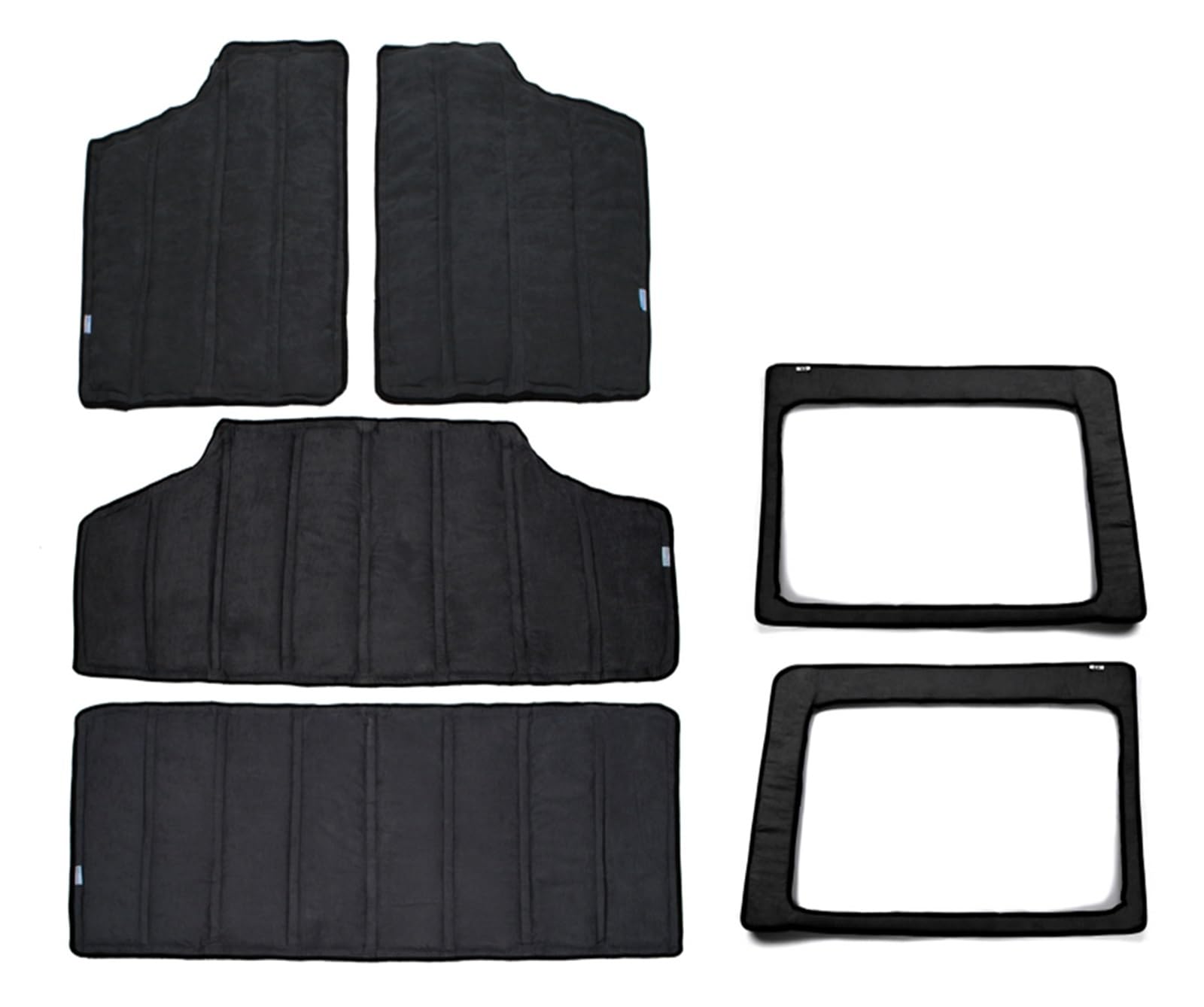 Pengshyzf 2012-2017 Roof/Rear Window Heat Insulation Cotton Pad Hardtop Headliner Sound Deadener Mat Cover Compatible With Jeep Wrangler Jk Jl Tj Accessories(2012-2017)