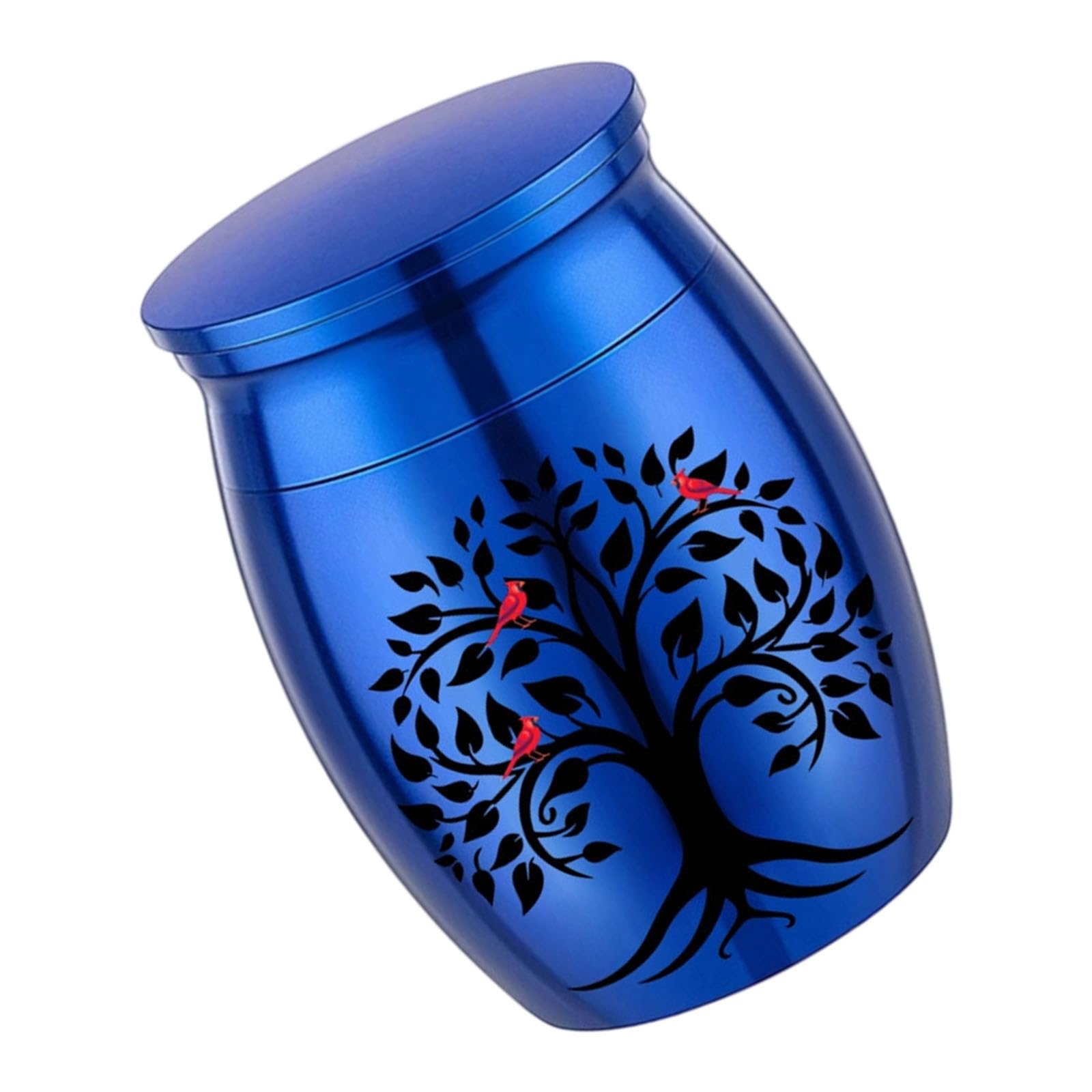 Tsophreniq Permanent Aluminum Pet Debris Jar Cenotaph Artifact Box with Protective Plan for Inside Display Decorative Pet Cremation Container