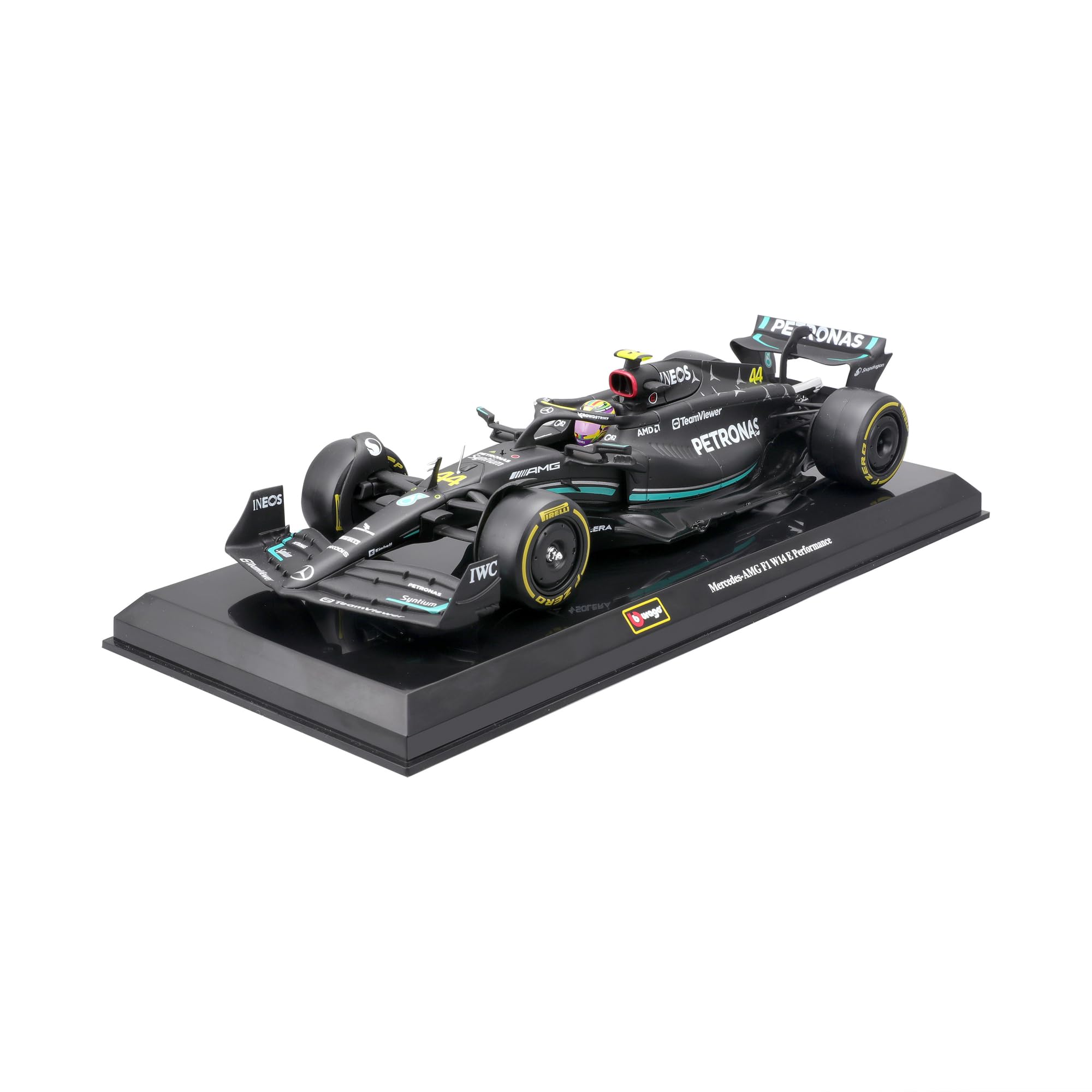 Amazon.co.jp: Bburago 1:24 F1 レース メルセデス W14 (2023