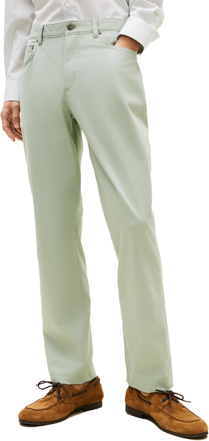 Tommy Hilfiger Men's Causal Five Pocket Pants with Stretch in Straight Fit