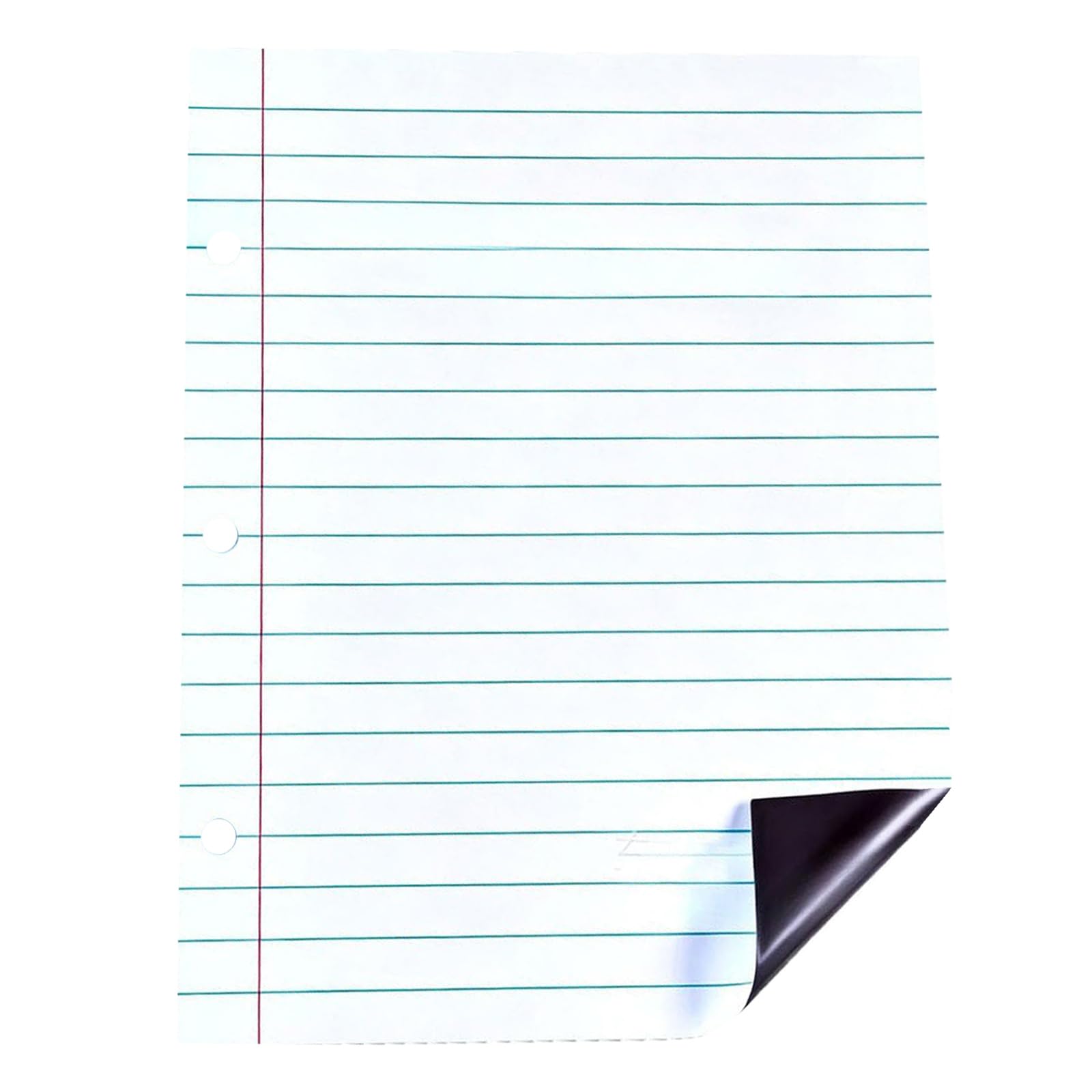 Dry Erase Giant Sized Magnetic Notebook Paper Wipe-Off Chart, Dry Erase Notebook Teaching Aids, Homeschool Teaching Supplies Dry Erase Giant Sized Magnetic Notebook Paper, Handwriting Lined Paper