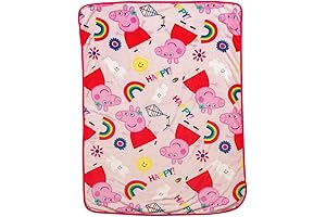 Franco Kids Bedding Peppa Pig Super Soft Cozy Silk Touch Throw