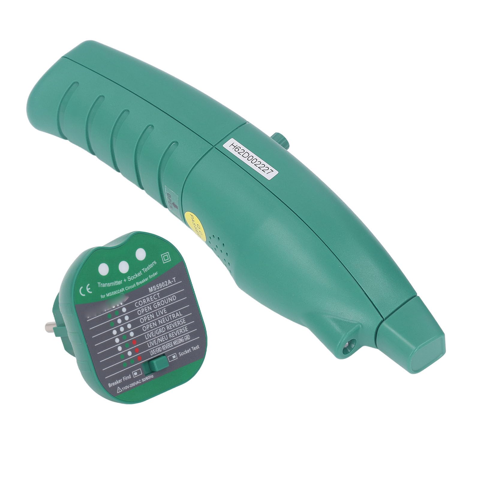 Leistungsschalter-Finder, Spannungsprüfer, GFCI-Steckdosentester-Kit, Elektrischer Spannungsdetektor, EU-Stecker
