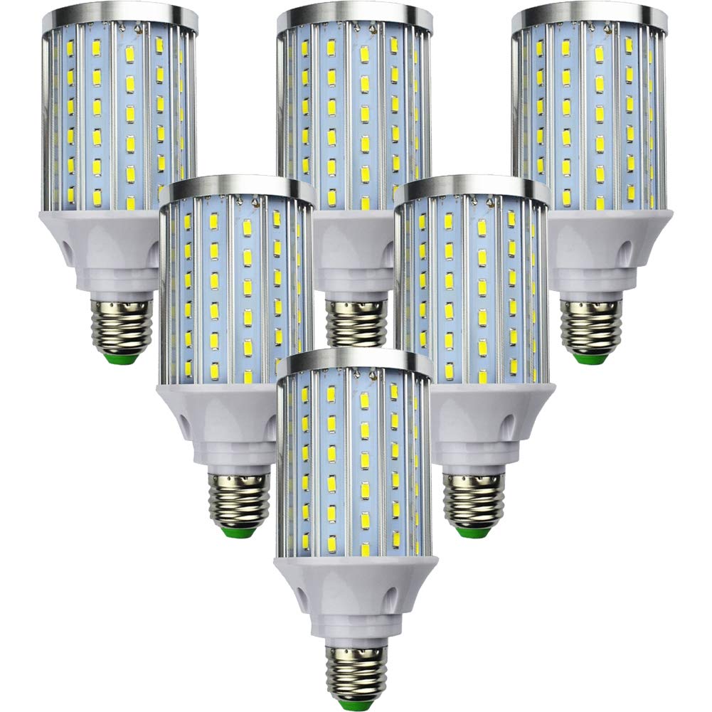 Ampoule LED, E27, 30 W, équivalent à une lampe à incandescence 240 W, 2400 lm, petite vis Edison, ampoules LED candélabres non dimmables, E27 blanc froid, 6 pièces