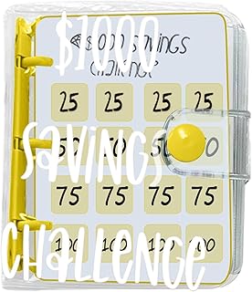 Pasta para economizar dinheiro,Organizador de pasta de caderno de livros de desafios de poupança | Pasta de orçamento multifuncional organizador de dinheiro pasta de poupança de dinheiro para Buniq