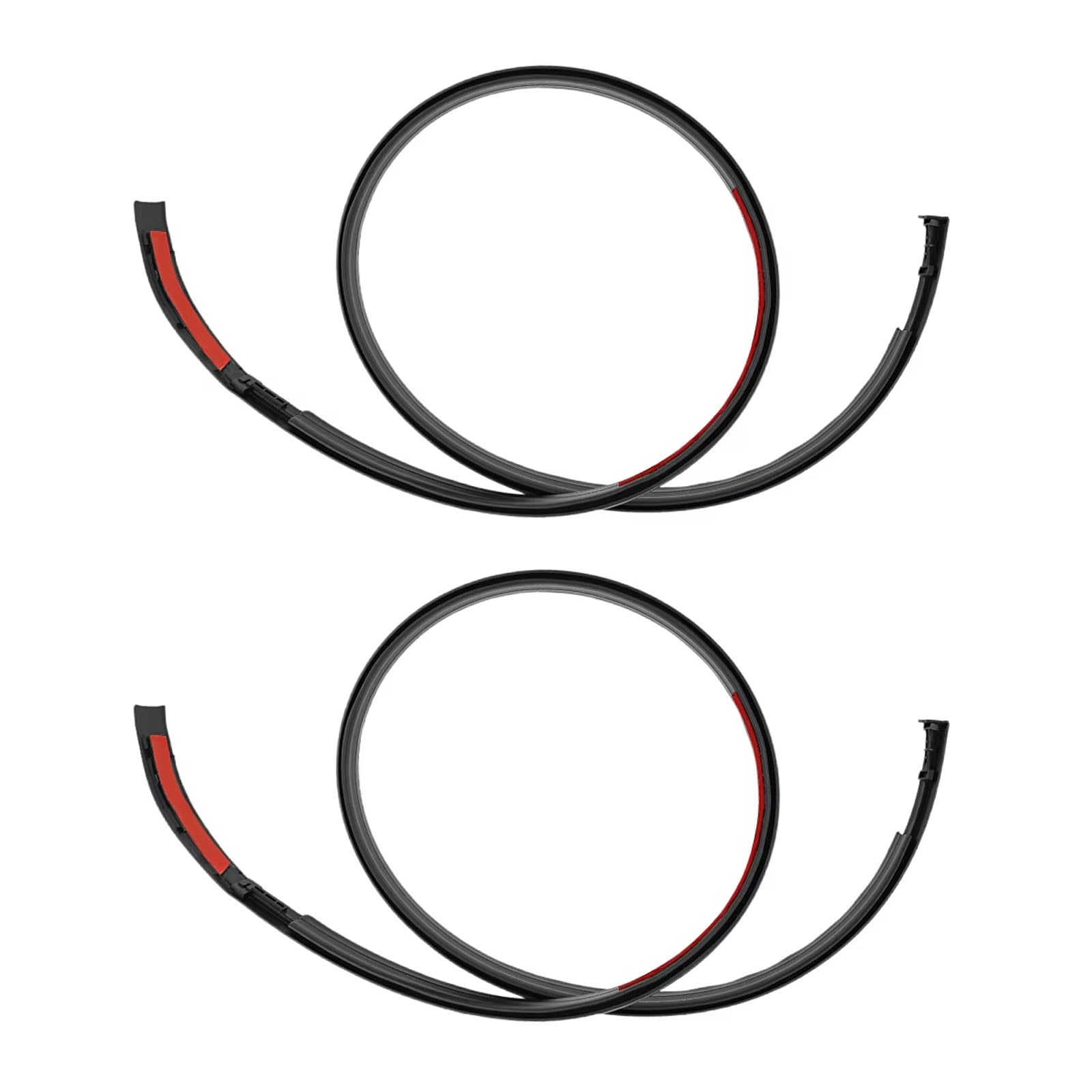Sealing Strips Compatible with Toyota for Tacoma Double Cab 2005 2006 2007 2008 2009 2010 2011 2012 2013 2014 2015 Roof Molding Drip Weatherstrips
