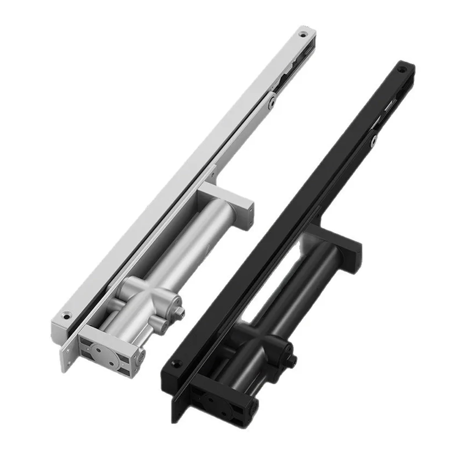 Chiudiporta automatico con buffer idraulico, velocità regolabile | Ferramenta di chiusura stabile for interni domestici e commerciali(Drawing the silver)