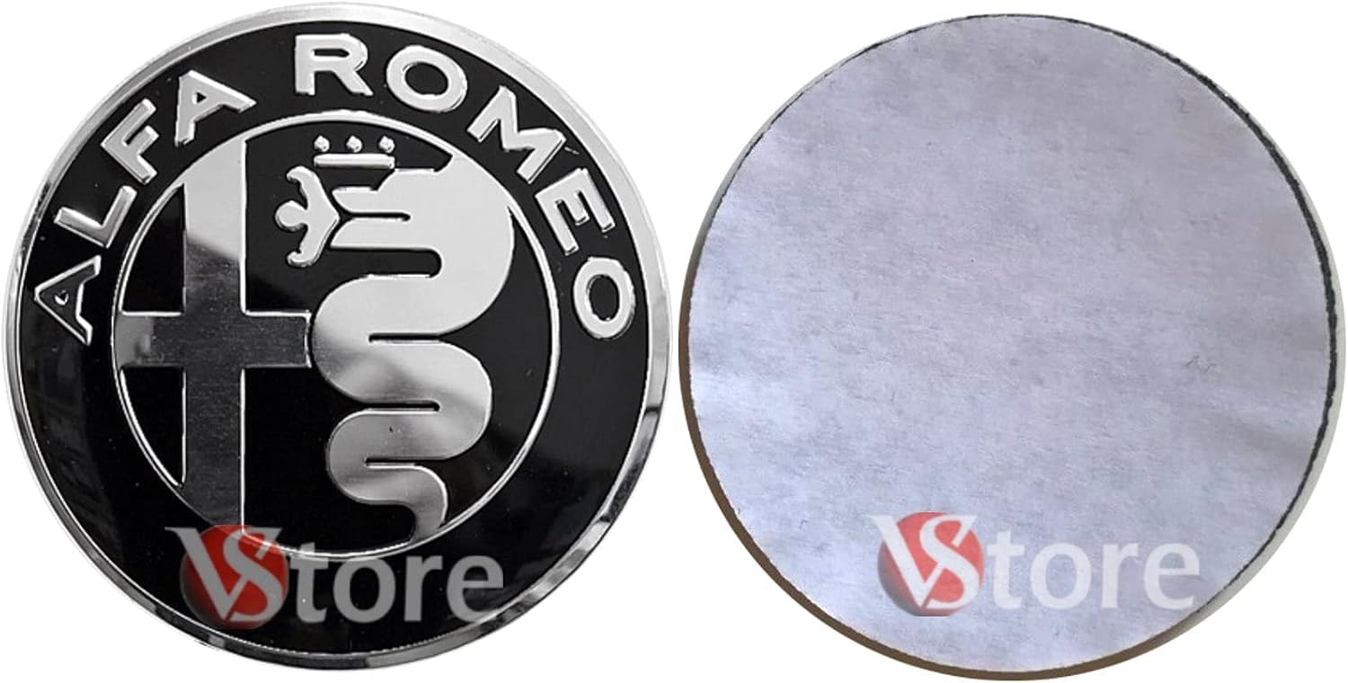 Find 2pcs Front Logo Badge Alfa Romeo Brera 147 159 164 166 GT Mito Giuliettaa Spider In China - Foto 7