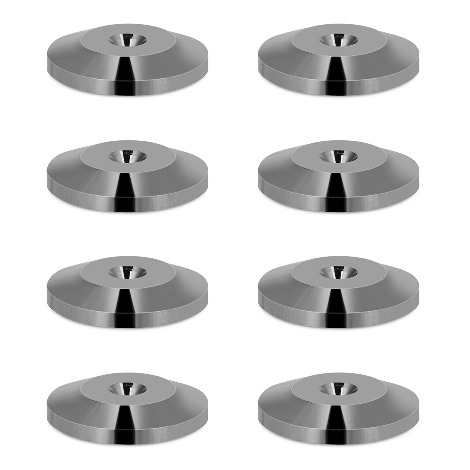 8 Stück Lautsprecher-Isolationsfüße Aus Kupfer - 25mm Durchmesser Für Spike-Füße