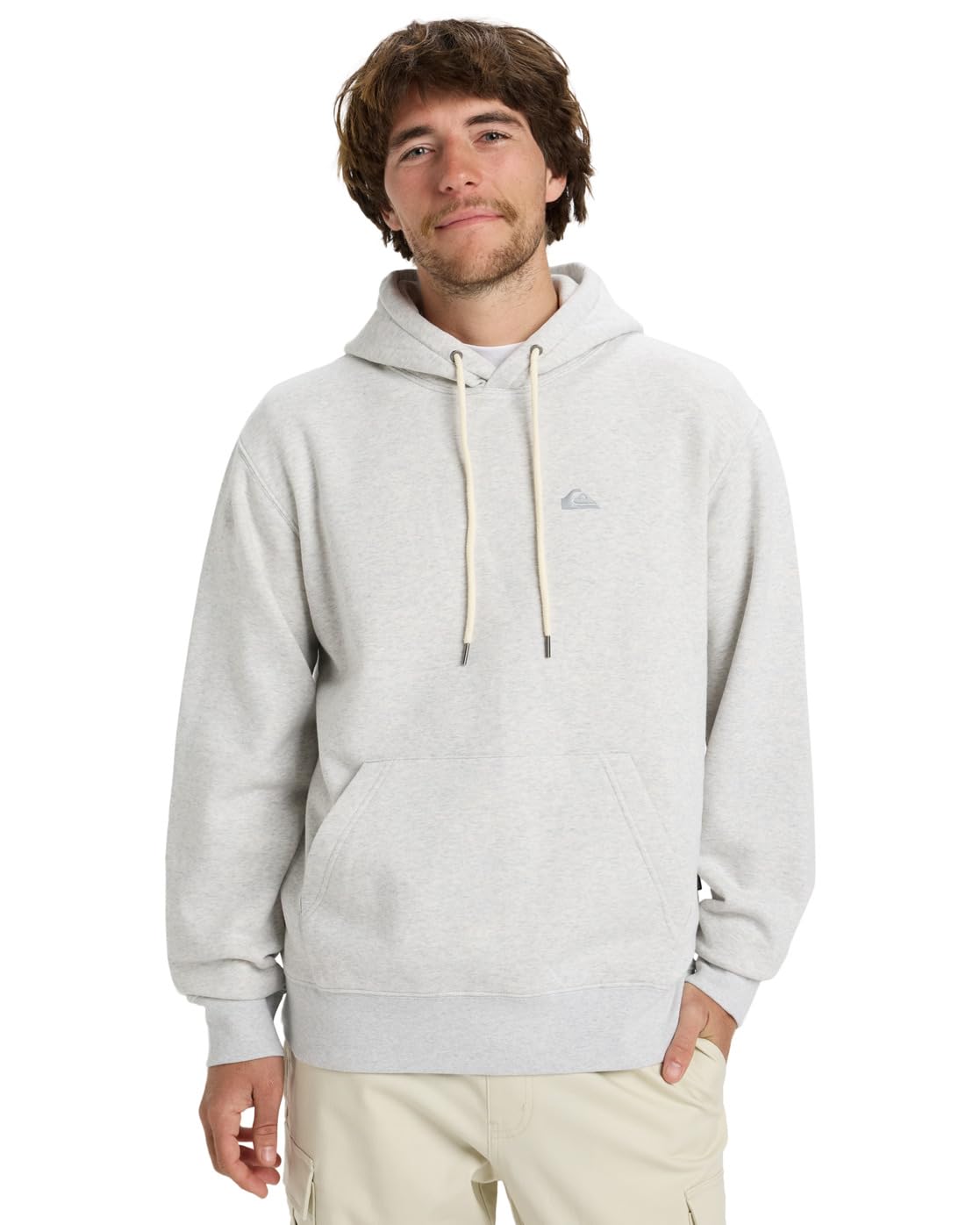 Quiksilver Fleece sweater SALT WATER HOODIE Men's Grey XL