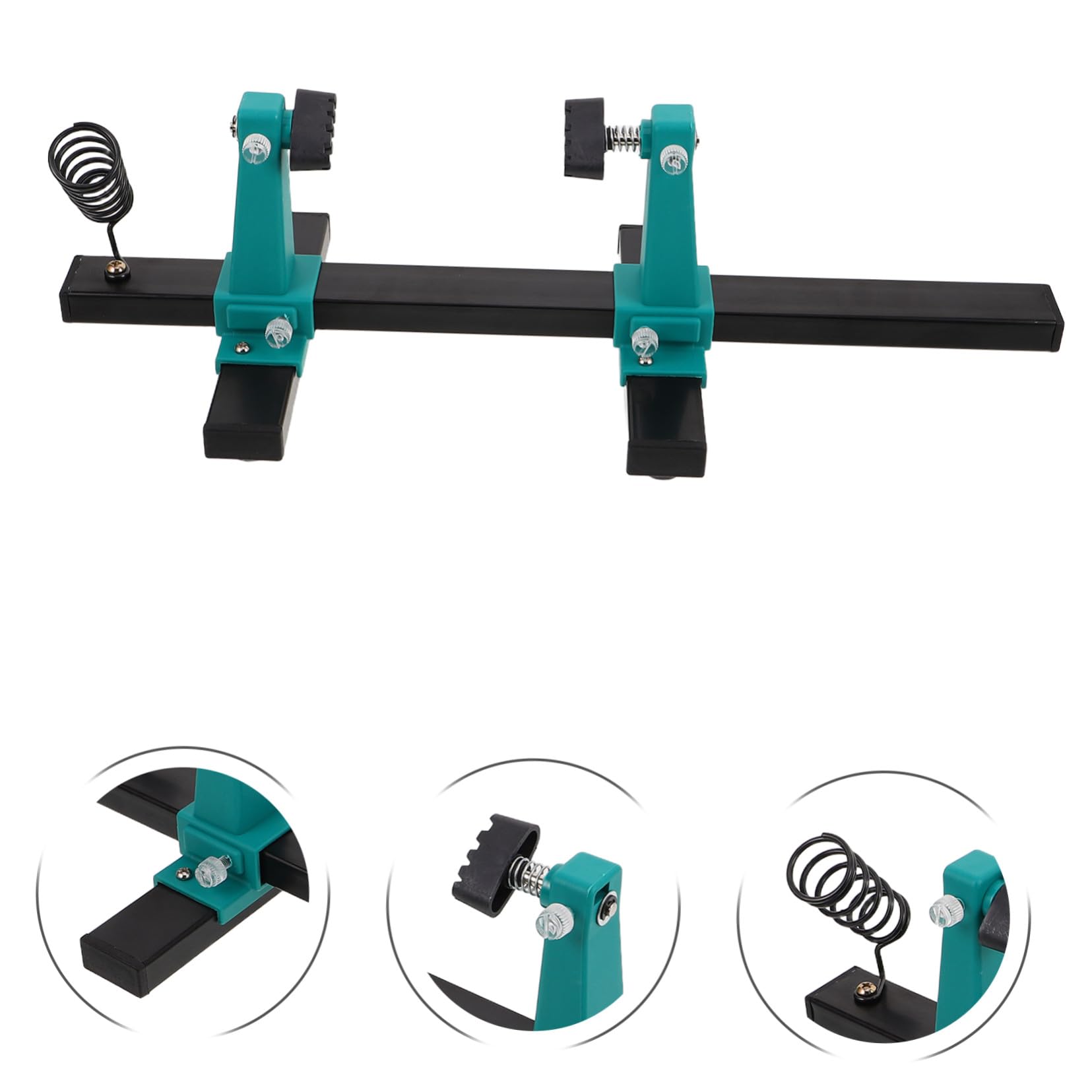Zerodeko Soporte Pcb Ajustable con Abrazadera Rotatoria para Soldadura Herramienta de Fijación Estable para Reparación Electrónica y Montaje de Placas de