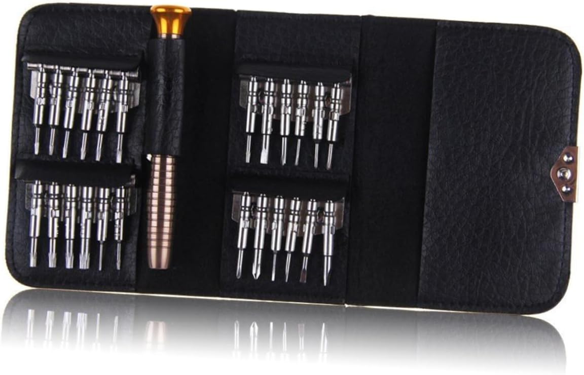 OSALADI Screwdriver Repair Tool Kit 25-in-1 Includes Flathead and Pentalobe Bits for Smartphones and Electronics
