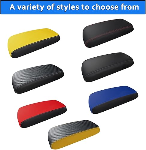 Miniatura 5 de Funda para reposabrazos de consola central de automóvil para Kia Optima 2016 2017 2018 2019 2020 de cuero antiarañazos para reposabrazos central,