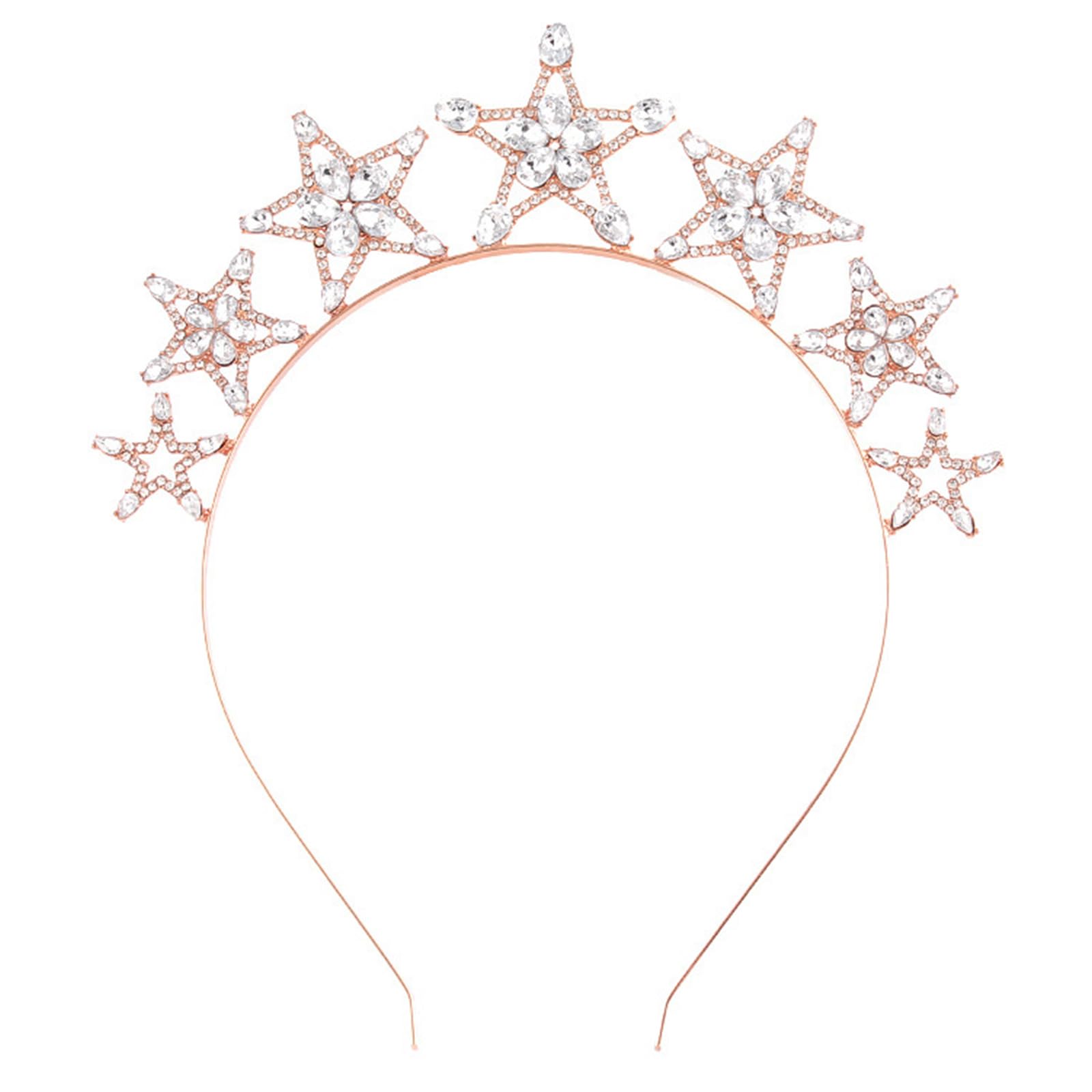 Fentency Star Headband Blingbling Rhinestones Bridal Headpieces Party Photo Props Crystal Eye-catching
