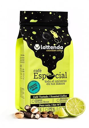 Lattenda Espacial Medium Roast Specialty Coffee Ground 454 Gr. - Caf Especial Colombiano Tostado