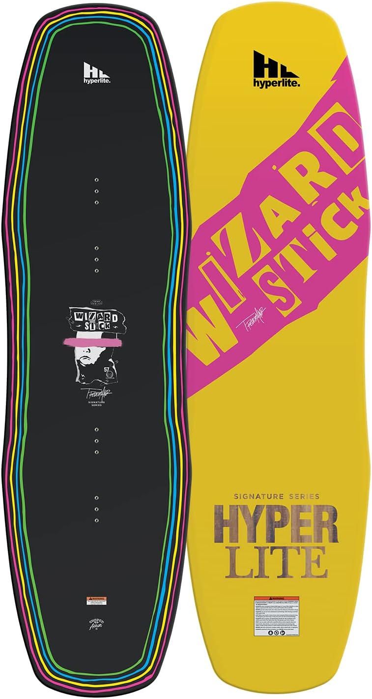 Hyperlite Wizardstick Mens Wakeboard Black/Yellow 152cm