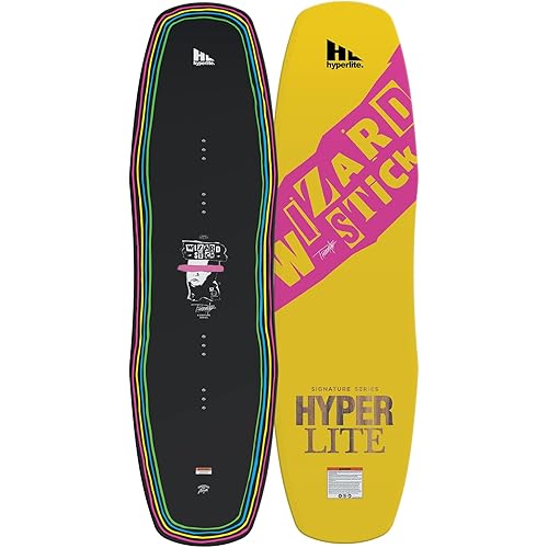 Hyperlite Wizardstick Mens Wakeboard Black/Yellow 152cm