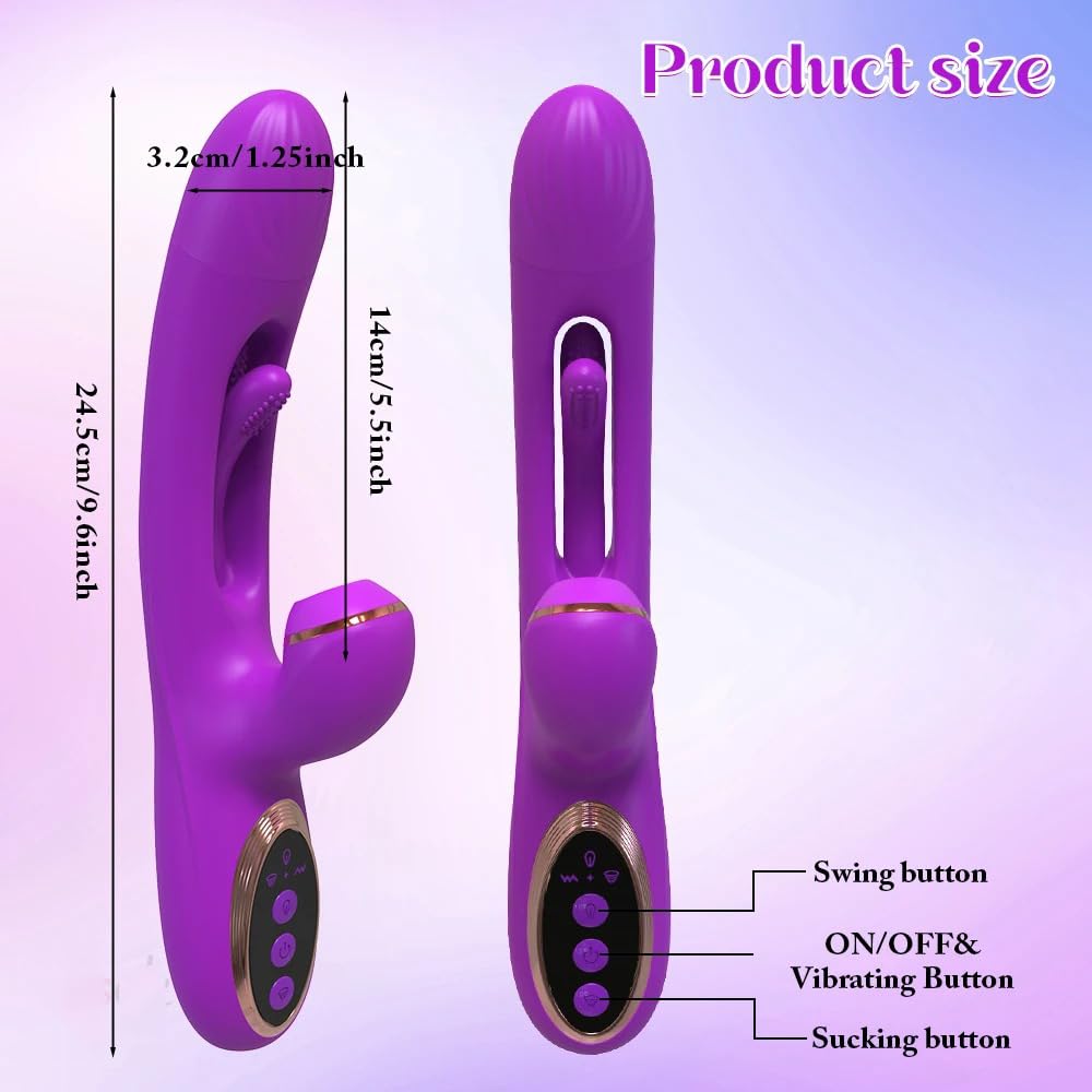 Vibratore Vibratore per accarezzare il coniglio Per Donne G-Spot Tapping Clitoride Massaggio per clitoride Potente modalità multipla Giocattolo del sesso Articoli per donne Per Adulti Vibratore