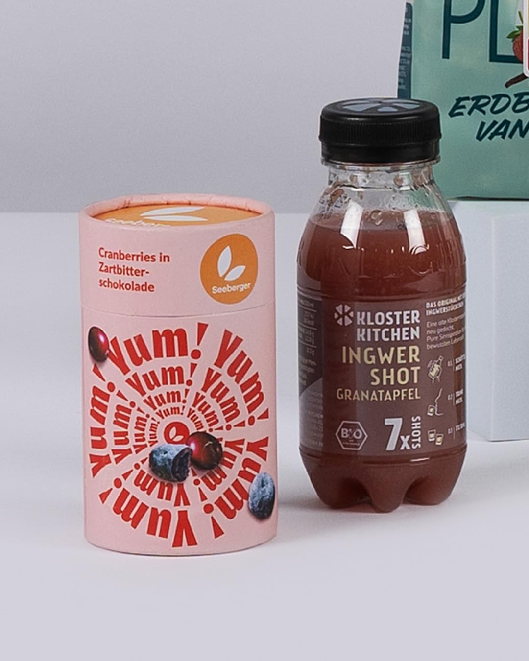 GUTE BESSERUNG BOX | Gute Besserung Geschenk Paket mit Snacks & vielen Aufmerksamkeiten zur Genesung | Care Paket, Geschenkkorb Vegan